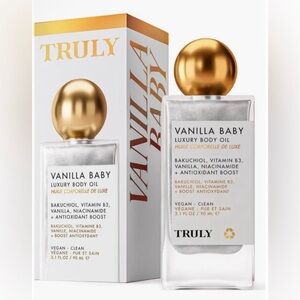 NEW. TRULY Vanilla Baby Luxury Body Oil